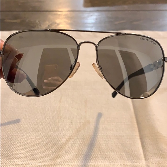 Michael Kors mirrored aviators